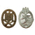 Original Set of Two German WWII Badges - (1) Panzer Assault Tank Badge & (1) General Assault Badge Original Items