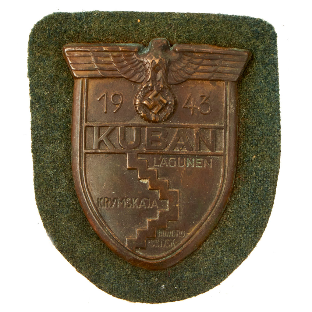 Original German WWII Unissued Heer Kuban Bridgehead Shield