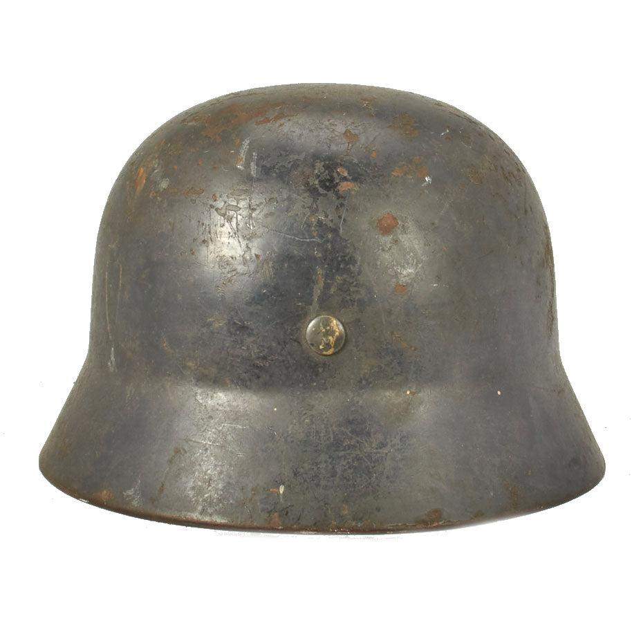  German WWII Helmet Liner M31 & Chin Strap- Dated 1943, Size  64/56 (US 7) : Everything Else