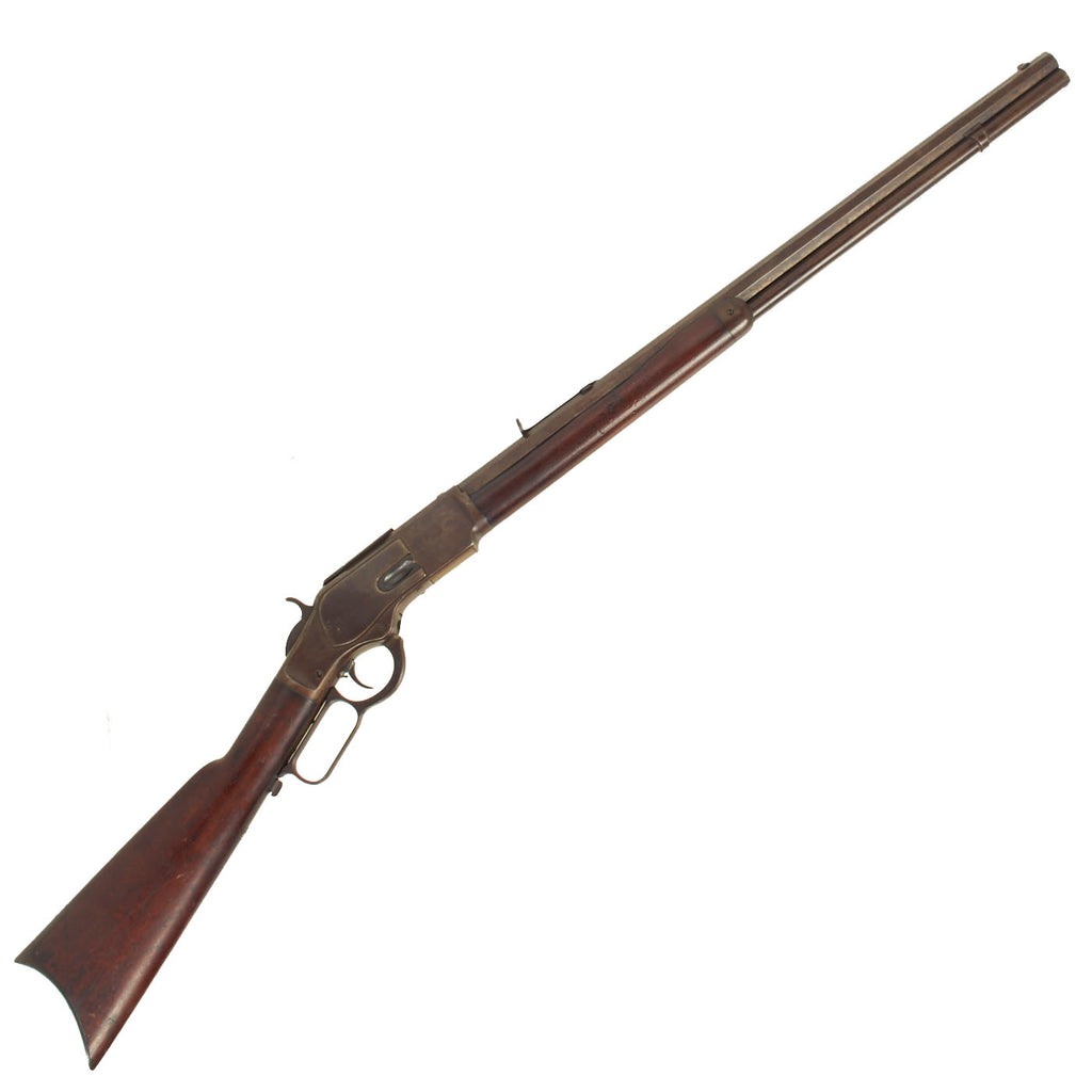 Original U.S. Winchester Model 1873 .38-40 Repeating Rifle with Octagonal Barrel made in 1885 - Serial 195504B Original Items