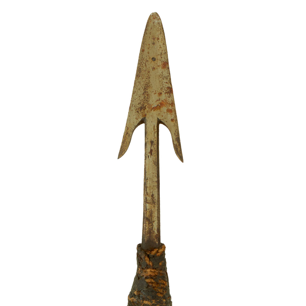 Original 19th Century Philippines Bagobo People Sibat Spear With Detachable Spear Head Original Items