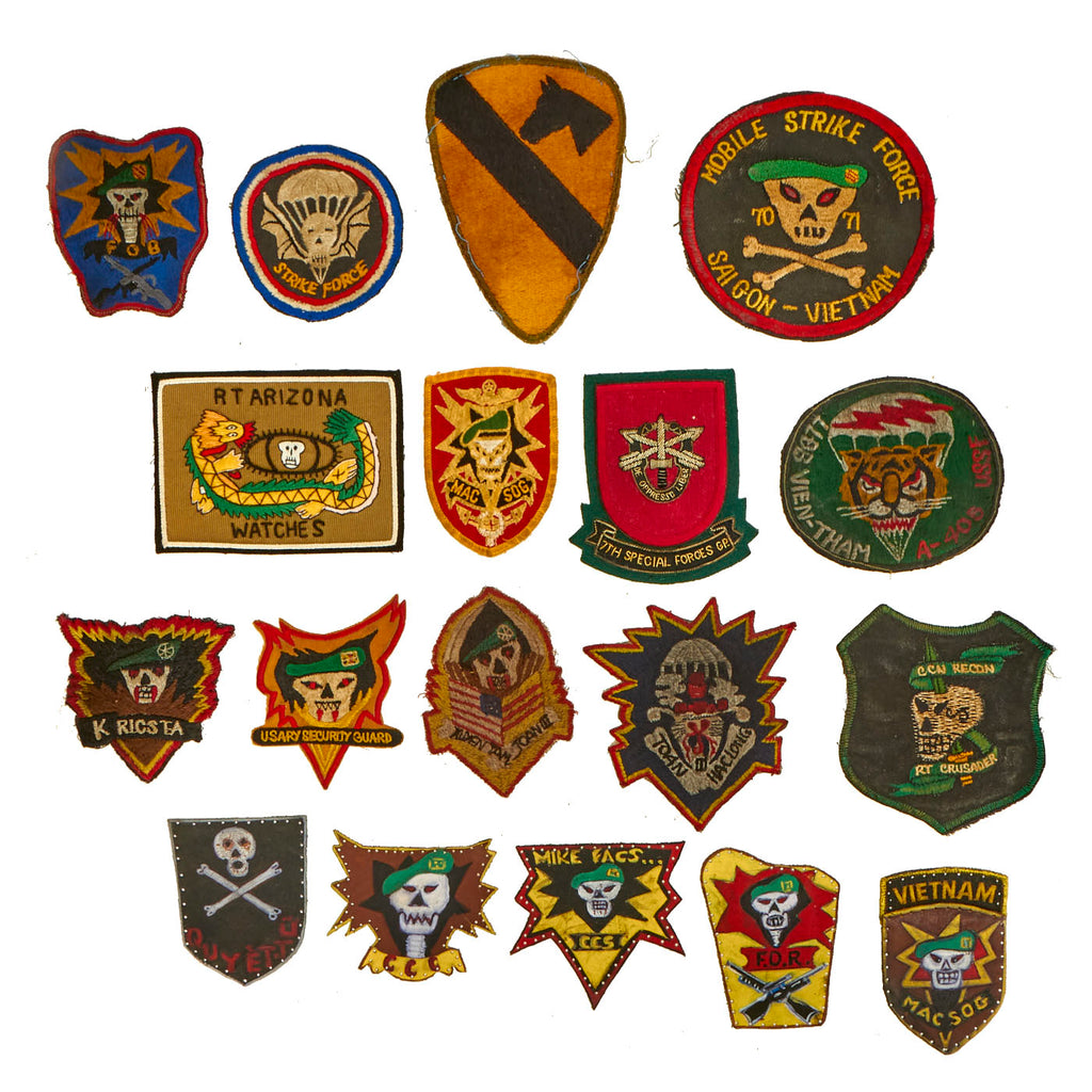 Sold at Auction: VIETNAM WAR ERA US ARMY SHOULDER PATCHES LOT