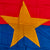 Original U.S. Vietnam War Captured Viet Cong Headquarters Flag with Gold Fringe - 36” x 60” Original Items