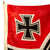 Original German WWII Kriegsmarine Marked 1.5m x 2.5m Naval Battle Flag - Reichskriegsflagge Original Items