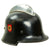 Original German WWII M34 Square Dip Fire Protection Police Helmet with Double Decals & Comb - Feuerwehr Original Items