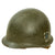 Original U.S. WWII 325th Glider Infantry Regiment Paratrooper M1 Helmet with Westinghouse Jump Liner Original Items