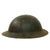 Original U.S. WWI Black Painted Named 27th Infantry Division, 107th Infantry Regiment Cook Painted British Made M1917 Doughboy Helmet - Cook Martin J. Grant, With Information Original Items