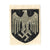 Original German WWII Heer Army Unissued Helmet Decal Set - Silver Wehrmacht Eagle & National Colors Decals Original Items