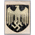 Original German WWII Heer Army Unissued Helmet Decal Set - Silver Wehrmacht Eagle & National Colors Decals Original Items