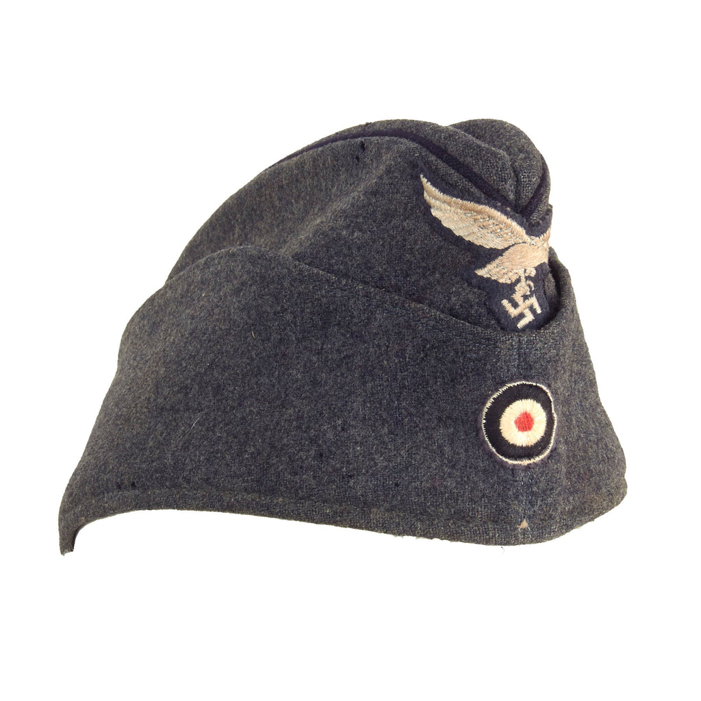 Original German WWII Luftwaffen Pioniere EM-NCO M38 Overseas Wool Cap - Schiffchen Original Items