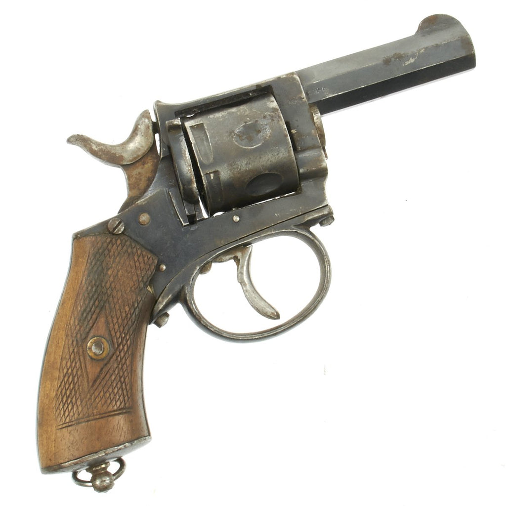 Original Antique 19th Century Belgian .32cal Pocket Revolver with Safety - c.1890 Original Items