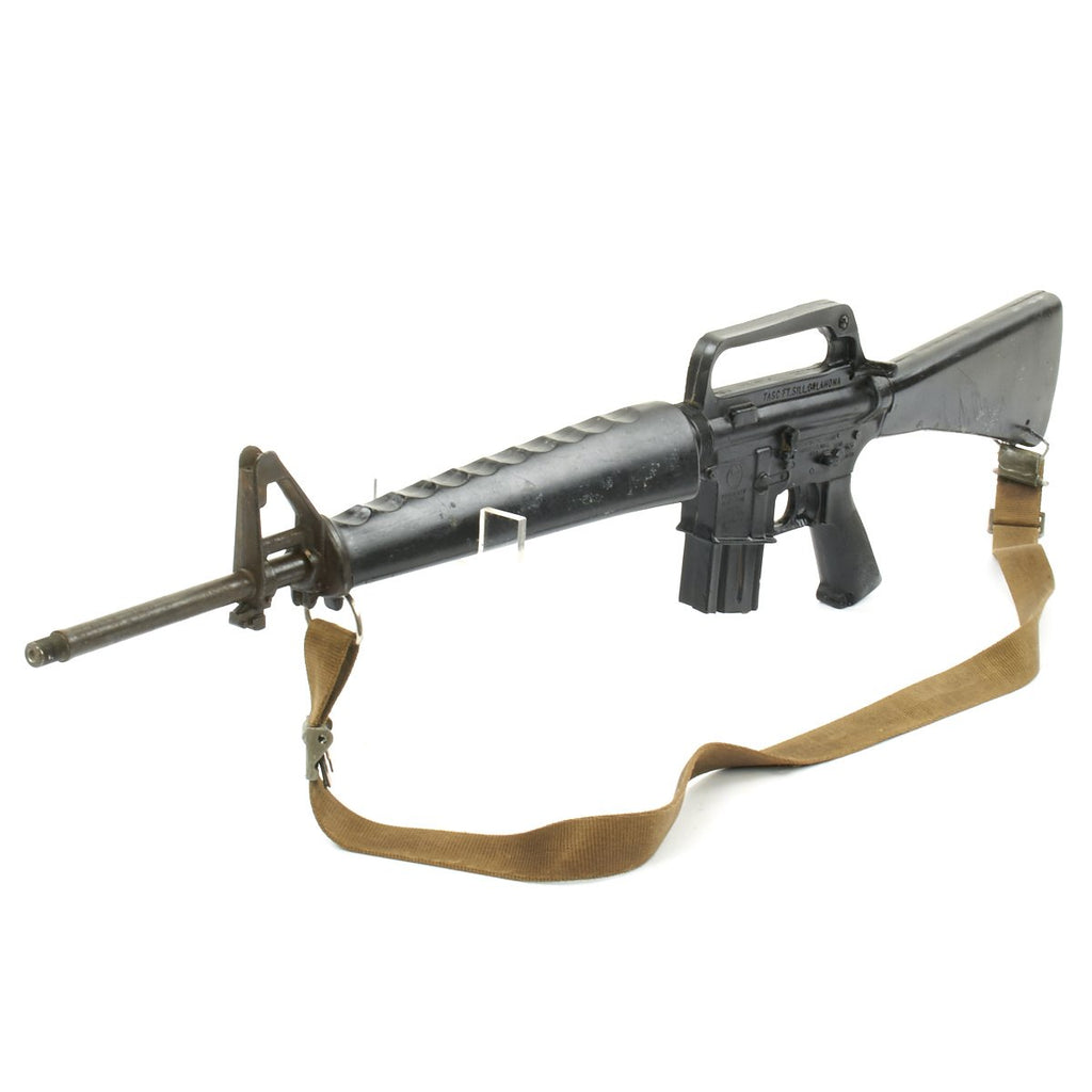 Original U.S. Vietnam War Colt M16A1 Rubber Duck Training Rifle marked Ft. Sill with Nylon Sling Original Items