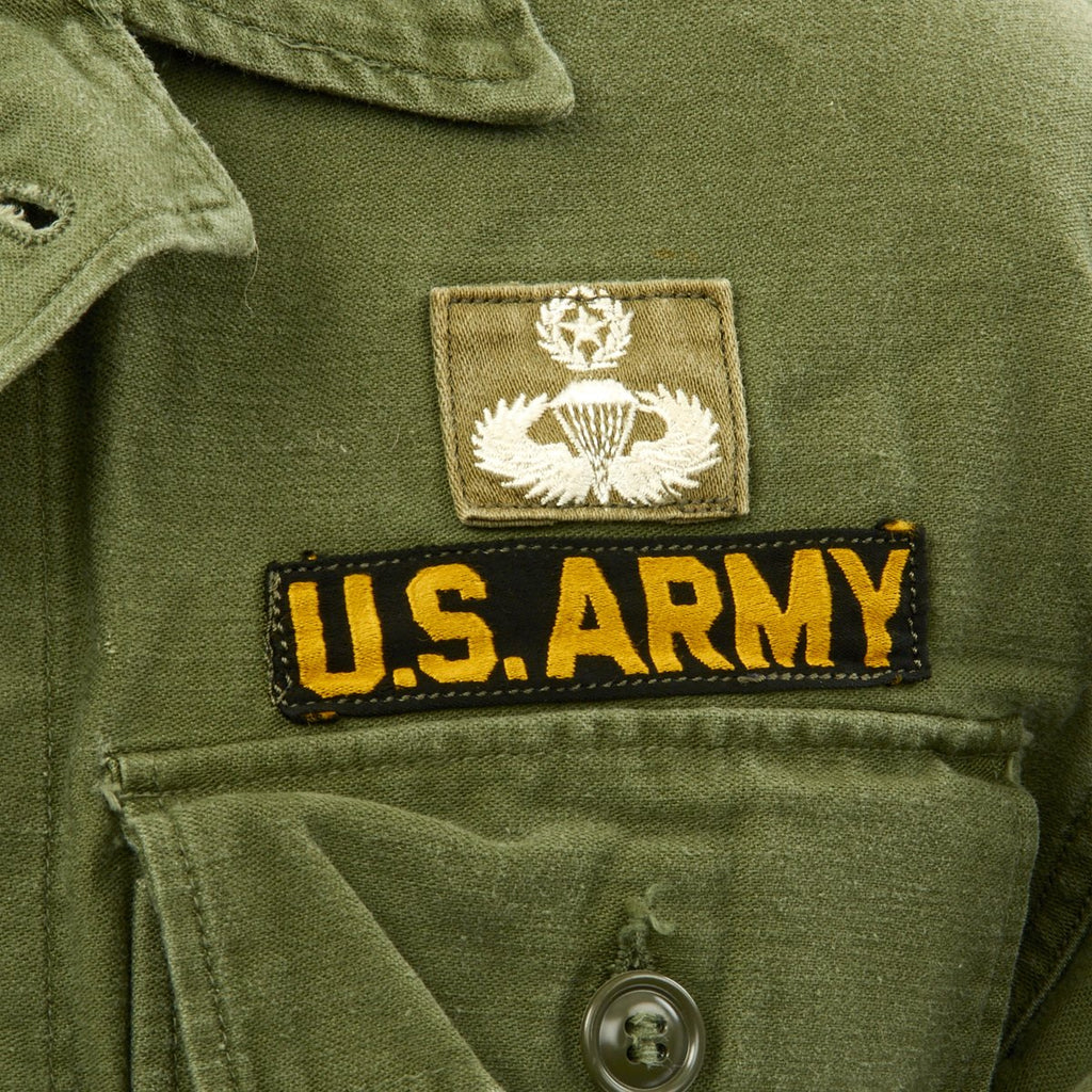 Original U.S. Vietnam War Named Green Beret Special Forces Airborne ...
