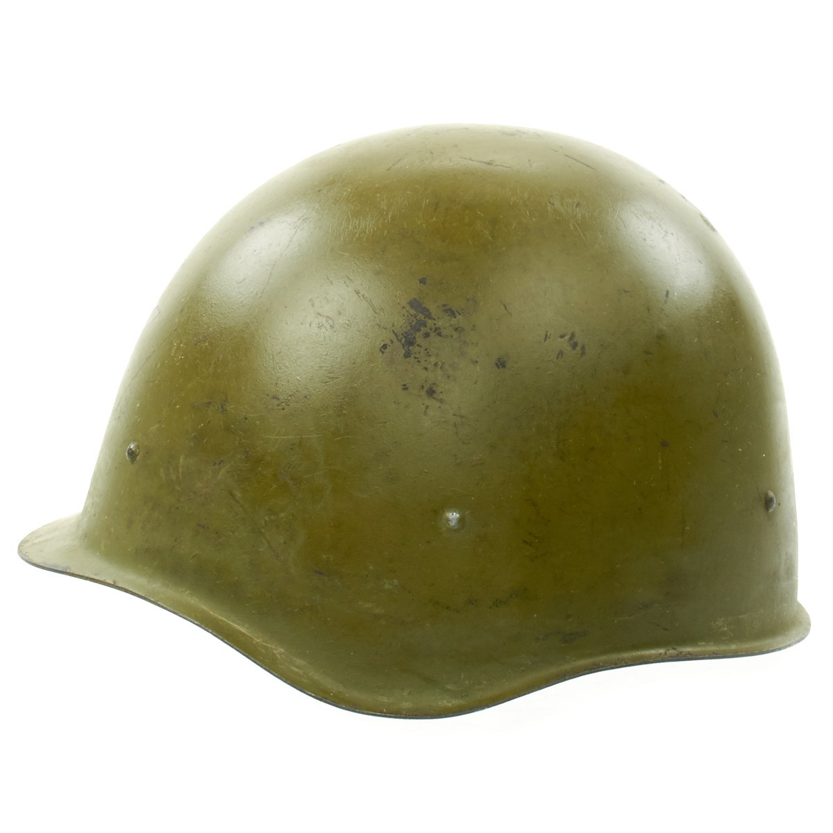 Original WWII Russian Soviet SSh-40 Steel Combat Helmet with