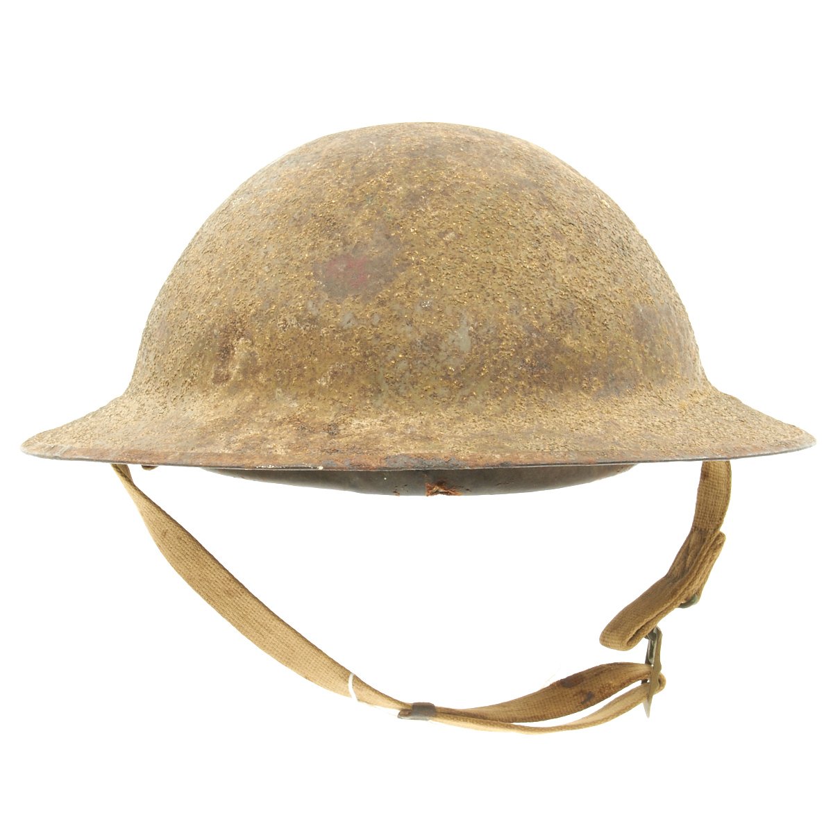 Original U.S. WWII M1917A1 Kelly Helmet with Textured Paint