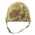 Original WWII USMC M1 McCord Front Seam Fixed Bale Helmet with MSA Liner and Cover Original Items