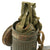 Original German WWII M30 3rd Model Gas Mask with Filter, Can, and Gas Cape Set - All WWII Dated Original Items