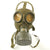 Original German WWII M30 3rd Model Gas Mask with Filter, Can, and Gas Cape Set - All WWII Dated Original Items