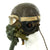 Original U.S. WWII USAAF Aviator Flight Helmet Set - AN6530 Goggles, A-14 Mask, A-11 Helmet, Earphones and Mic Original Items