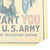 Original U.S. WWII Uncle Sam Recruitment Poster - I WANT YOU FOR THE U.S. ARMY Original Items