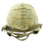 Original U.S. WWII Vietnam War M1 Paratrooper Helmet with USMC Reversible Camouflage Cover Original Items