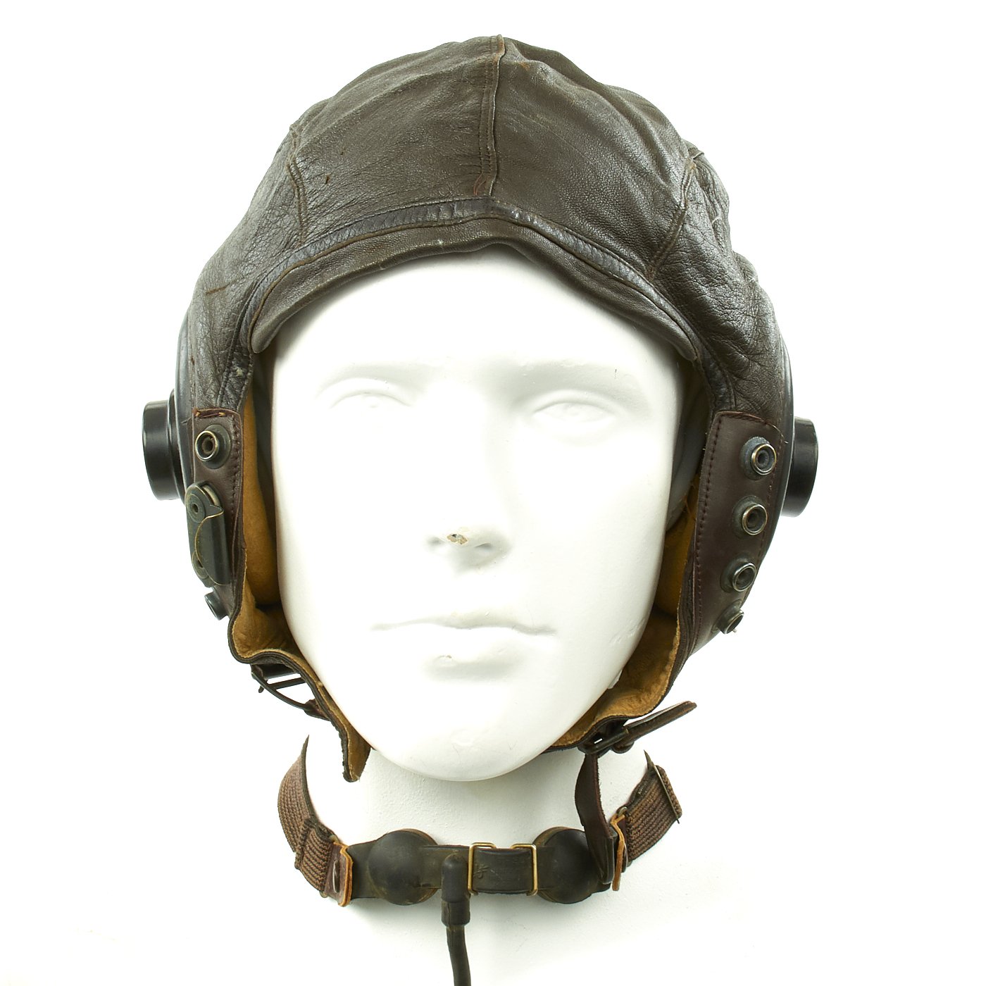Original U.S. WWII USAAF Aviator Flight Helmet Set - AN6530 