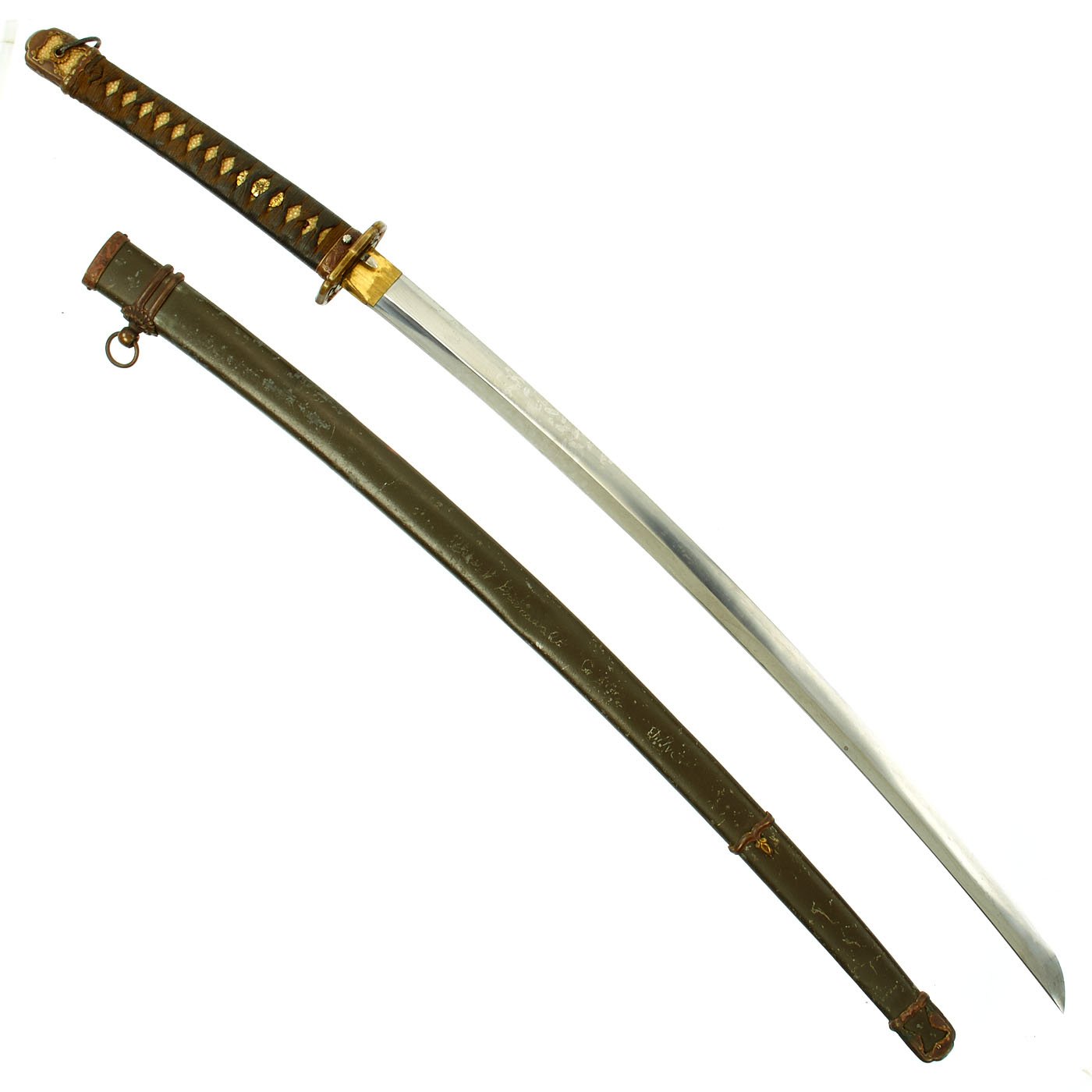 Original WWII Japanese Type 94 Shin-Gunto Katana Sword by FUKUMOTO