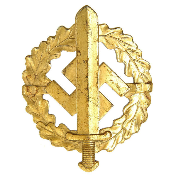 Original German WWII SA Sports Badge in Gold Grade by Berg & Nolte A.G ...