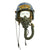 Original U.S. Navy USN 1950s Gentex H-4 Flight Helmet with Cloth Helmet, Boom Mic, Oxygen Mask and Googles Original Items