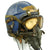 Original U.S. Navy USN 1950s Gentex H-4 Flight Helmet with Cloth Helmet, Boom Mic, Oxygen Mask and Googles Original Items