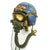 Original U.S. Navy USN 1950s Gentex H-4 Flight Helmet with Cloth Helmet, Boom Mic, Oxygen Mask and Googles Original Items