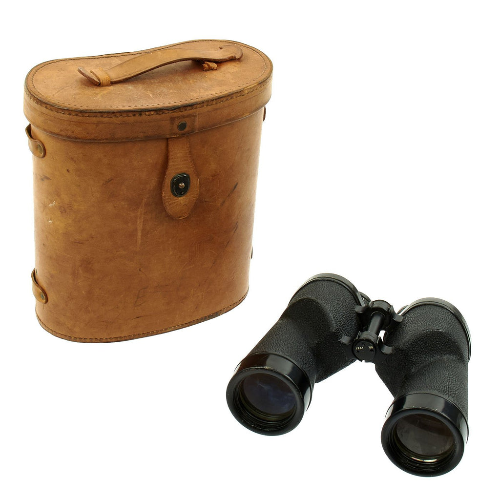 Original U.S. WWII 1944 Dated 7x50 M15 Binoculars by Westinghouse with Leather Case Original Items