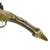 Original 19th Century Greek or Balkan Embossed Brass Clad Miquelet Lock Rat Tail Pistol - circa 1800 Original Items