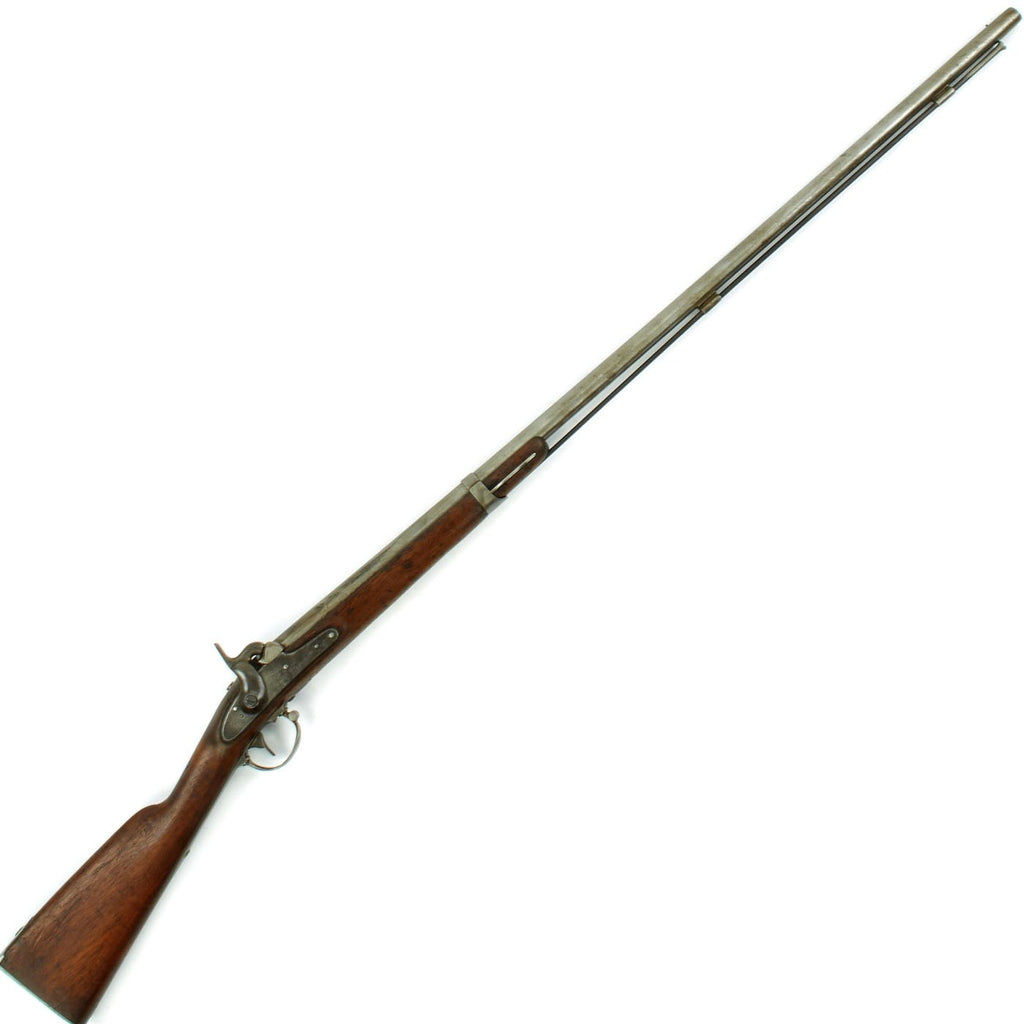 Original U.S. Civil War Era Springfield Model 1842 Percussion Musket Half-Stocked for Hunting - dated 1851 Original Items