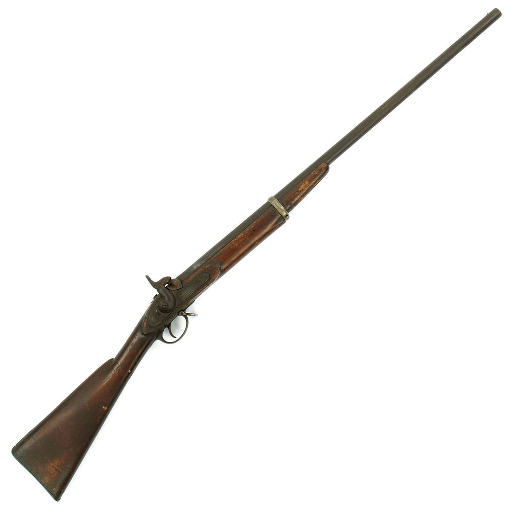 Original U.S. Civil War Era British P-1853 Enfield Type Musket Half Stocked for Civilian Use - circa 1860 Original Items