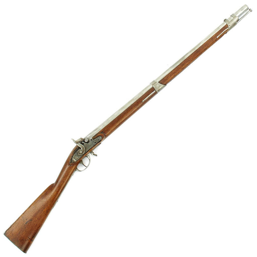 Original U.S. Militia Musket Converted to Percussion Carbine with British Trade Lock by J. Rose Original Items