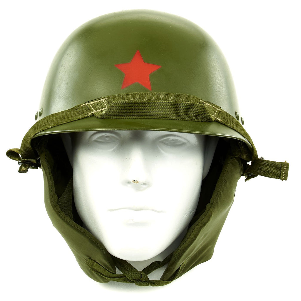 Original 1980s Issue Chinese GK-82 Paratrooper Airborne Jump Helmet - Complete Original Items