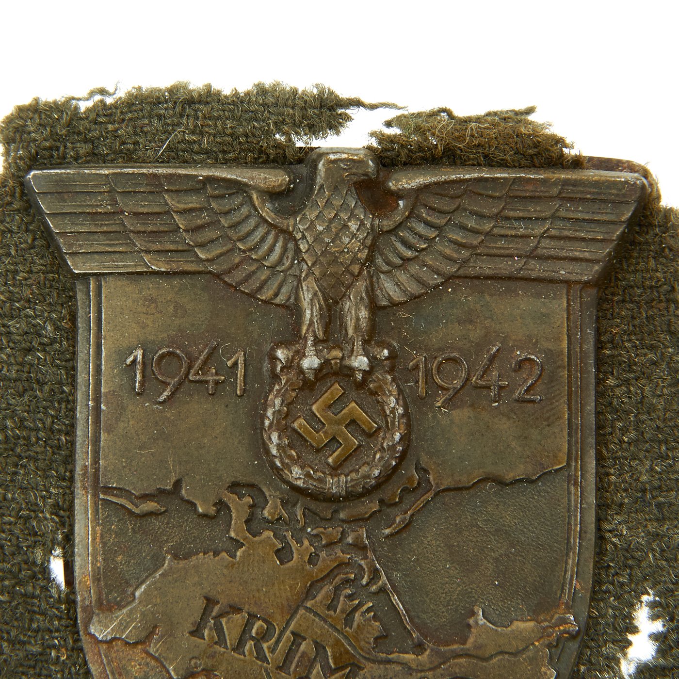 Original German WWII Crimea Krim Shield Decoration - Krimschild –  International Military Antiques