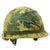 Original U.S. Vietnam War ARVN Rangers M1 Paratroop Helmet with Personalized Camouflage Cover Original Items