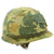 Original U.S. Vietnam War ARVN Rangers M1 Paratroop Helmet with Personalized Camouflage Cover Original Items