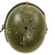 Original U.S. Korean War / Early Vietnam War Tanker Company Commander’s Helmet - Converted Football Helmet Original Items