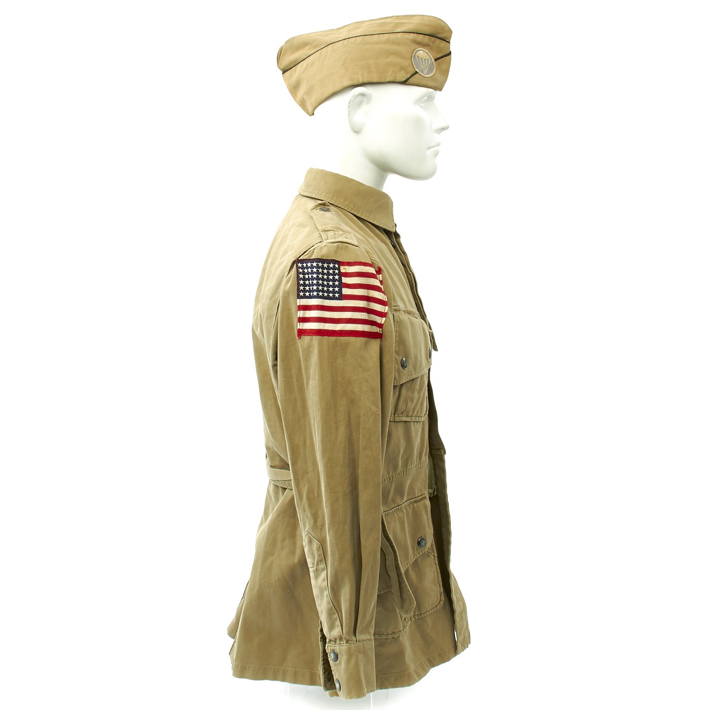 Original U.S. WWII 82nd Airborne M1942 Named Paratrooper Jacket