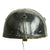 Original WWII Canadian Tanker Crash Helmet with Earphone "Scrum" - Size 6 7/8 Original Items