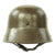 Original Imperial German WWI M16 Stahlhelm Army Helmet Shell with Liner and Chinstrap - marked ET66 Original Items