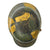 Original German WWI M16 Stahlhelm Helmet with Panel Camouflage Paint and Partial Liner - marked Si66 Original Items