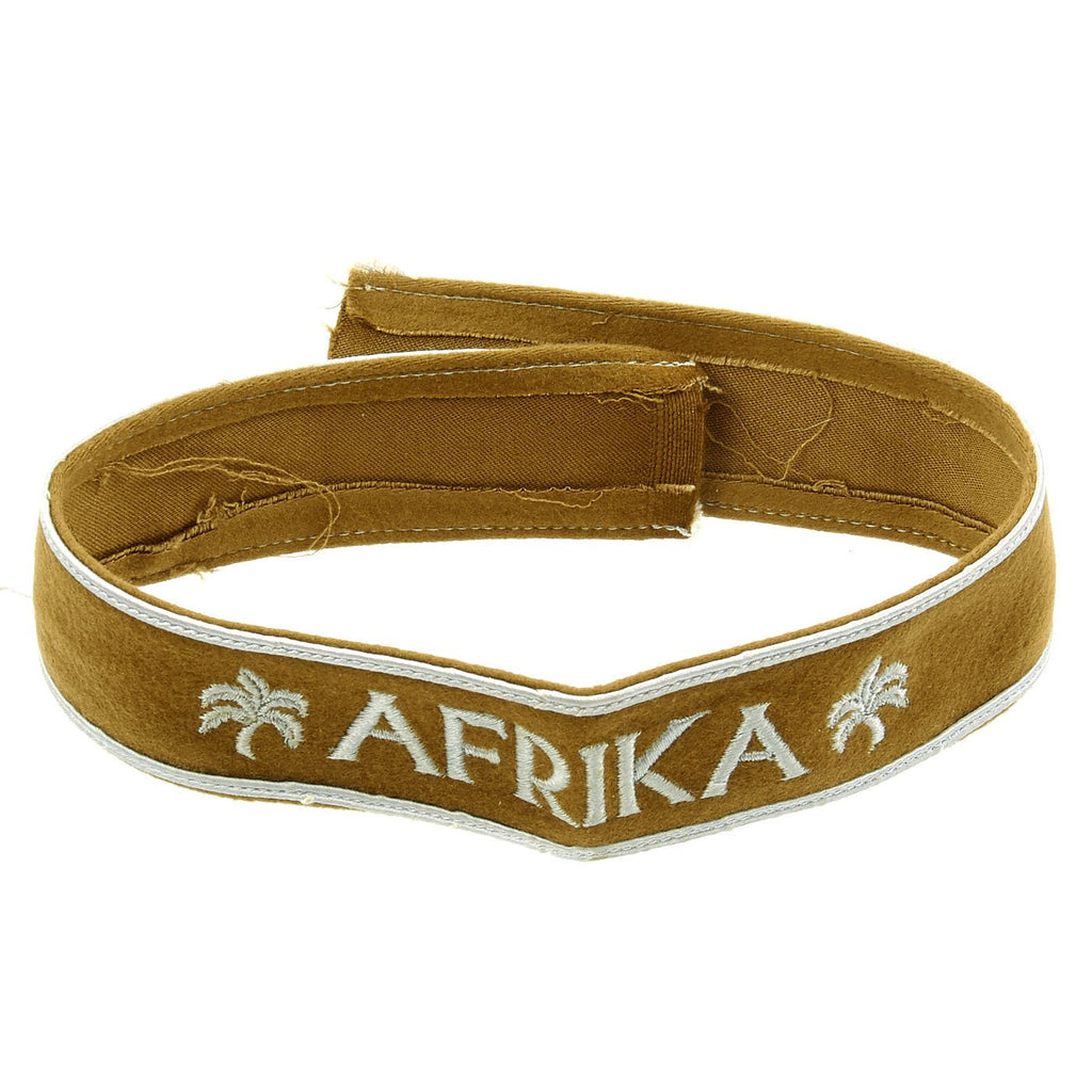 Original German WWII Deutsches Afrikakorps Cuff Title - AFRIKA Original Items