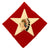Original WWI U.S. Marine Corps 1st Battalion 6th Marines Uniform Insignia Patch Original Items