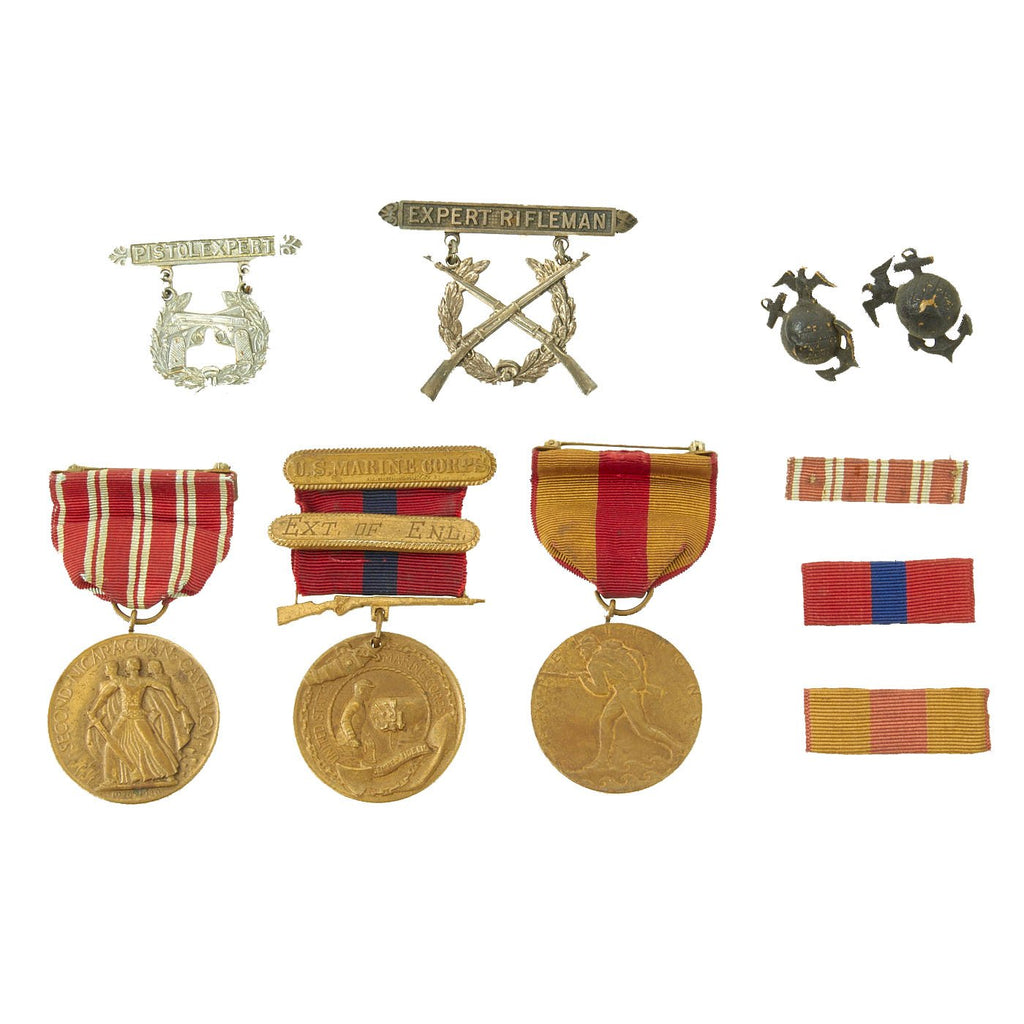 Original U.S. Second Nicaraguan Campaign Named Marine Medal Grouping - Hal P. Wilson Original Items