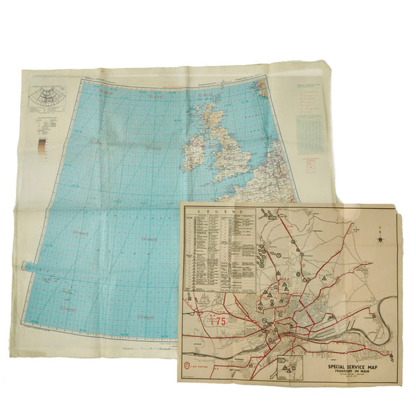 Original U.S. & German WWII Map Lot - 2 Items – International Military ...