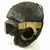 Original German WWII Luftwaffe Model LKpW101 Leather Flying Helmet by Siemens with Tinted Goggles Original Items